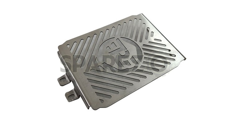 Royal Enfield Twins Interceptor 650cc Stainless Steel Radiator Grill - SPAREZO